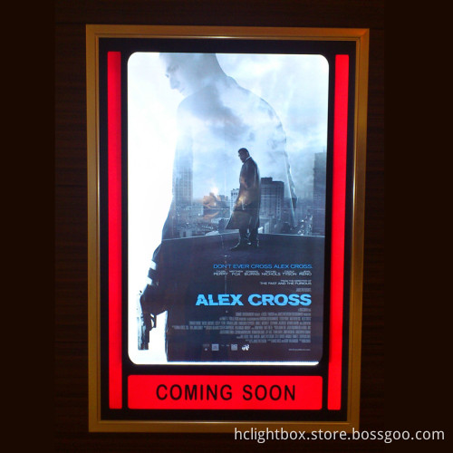 Open From Four Sides Movie Poster Frame Light Box